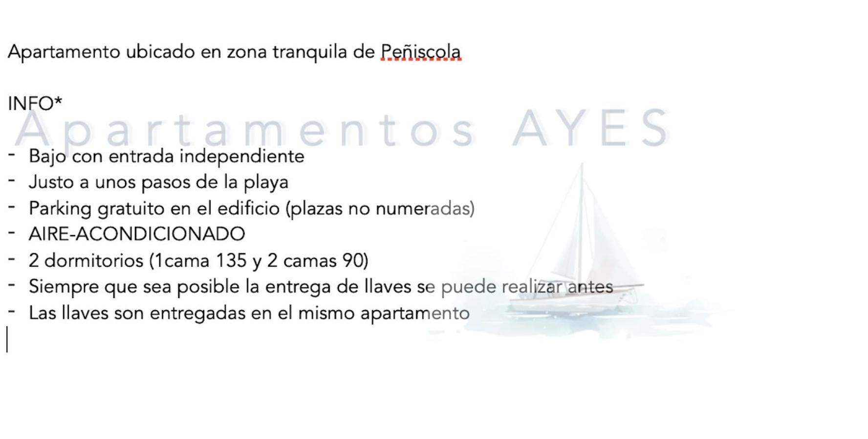 Apartamento Playa Norte 2 Peñíscola Exteriér fotografie